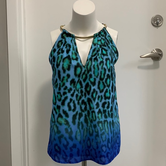 GUESS BY MARCIANO cobalt blue Leppard outfit - Picture 3 of 14
